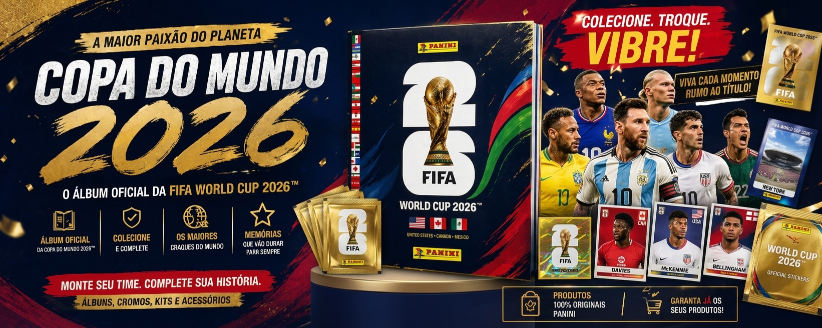 Copa do Mundo 2026 — Colecione, Troque, Vibre